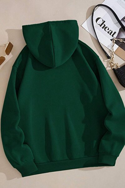 trendypassion Unisex Oversize Heart Printed Sweatshirt