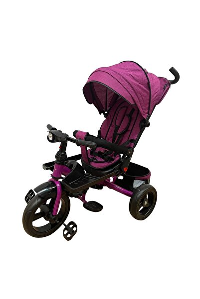 L-Sun Tricicletă cu scaun reversibil, muzică și lumini SL02 Mov