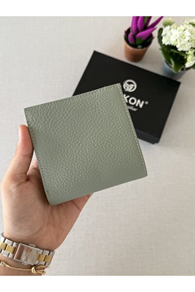 DERKON Genuine Leather Juno Model Women's Wallet in a Size That Will Fit in Any Bag