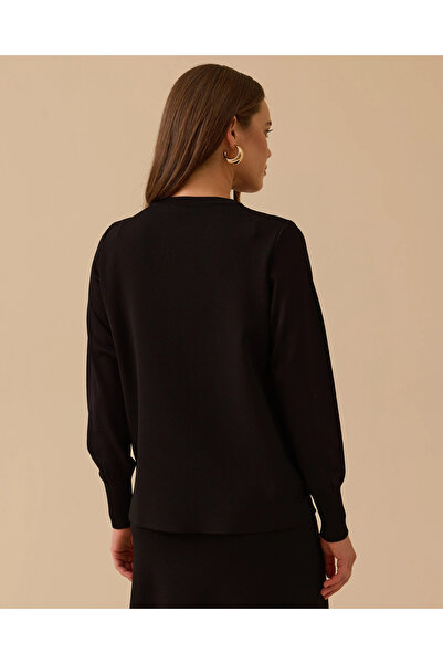 SEÇİL Round Neck Buttoned Knitwear Cardigan