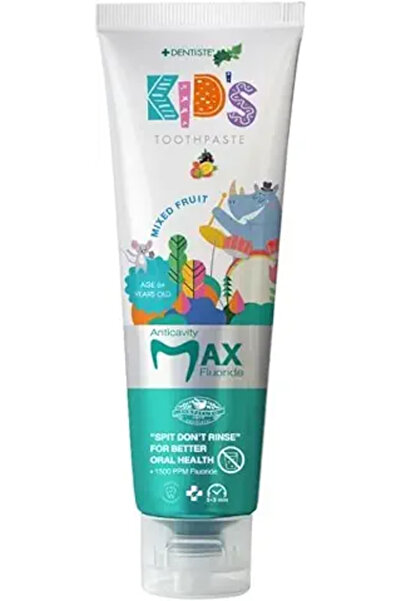 Dentiste معجون أسنان للأطفال مضاد للتسوس بالفلورايد، ٦٠ غرامًا، بنكهة الفواكه...
