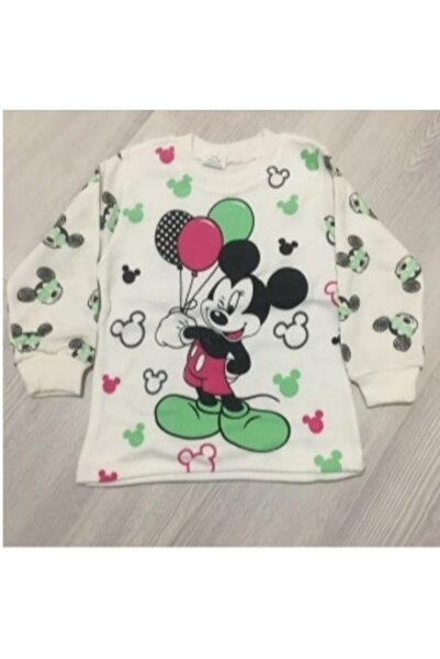 Atabay Kids Atabay 53-50-23 Printed 2-Piece Girls' Pajama Set 1-3 Years