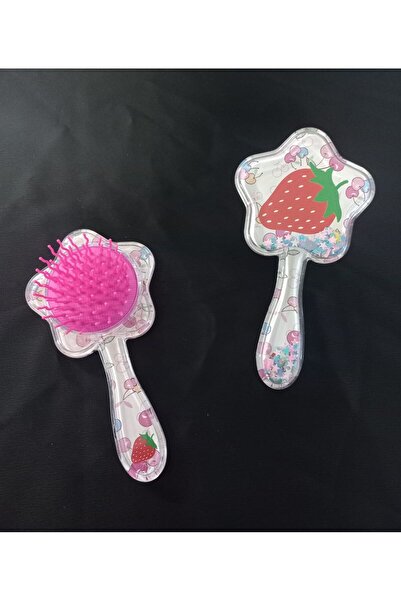 Lissa Aksesuar çocuk çilekli tarak model kız çocugu