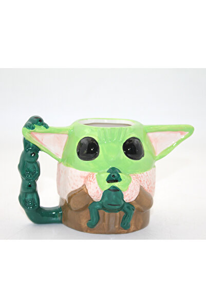 baytoptan Porselen Baby Yoda Kupa Bardak