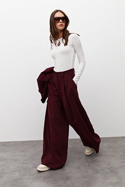 urban focus Double Pleated Palazzo Trousers