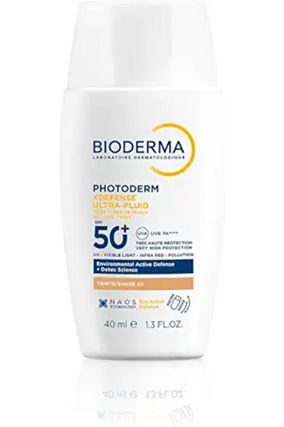 Bioderma فوتوديرم إكس ديفينس ألترا فلويد بعامل حماية من الشمس 50+، 40 مل (لون...