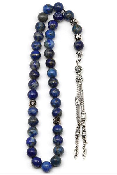 Taş-Mir Lapis Lazuli Doğal Taş Tesbih 8 mm Yuvarlak Kesim
