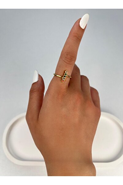 Kius خاتم من الحجر الملون من السلسلة الخاصة