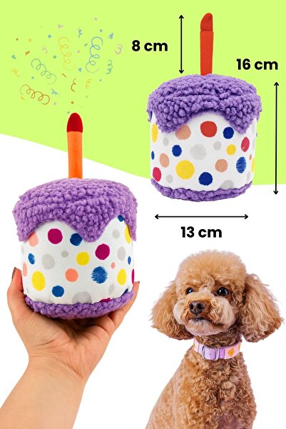 Havhav Peluş Pasta Köpek Oyuncağı | Özel Tasarım Parti Temalı Oyun Arkadaşı