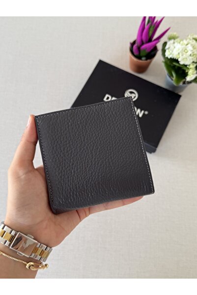 DERKON محفظة نسائية من الجلد الطبيعي طراز جونو بحجم يمكن أن يناسب كل حقيبة