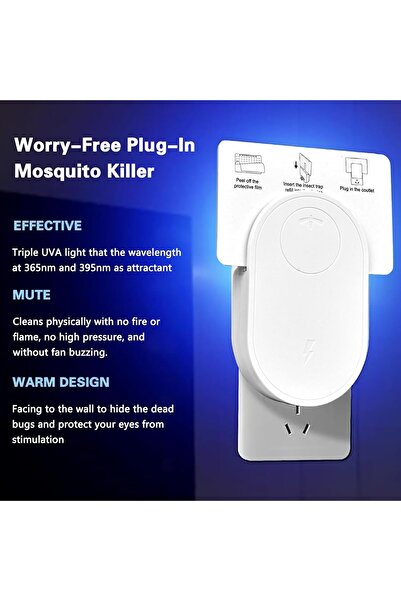 Generic Indoor Fly Trap, Night Lamp Flight Insect Trap, UV Fly Catcher for Moth etc