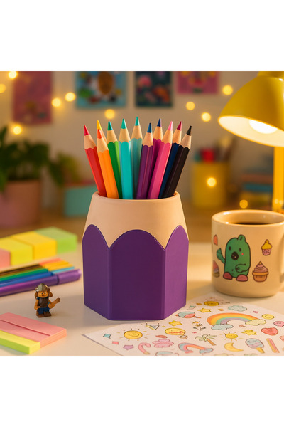 Three Dittle Birds Suport pentru stilou în formă de creion - Organizator de b...