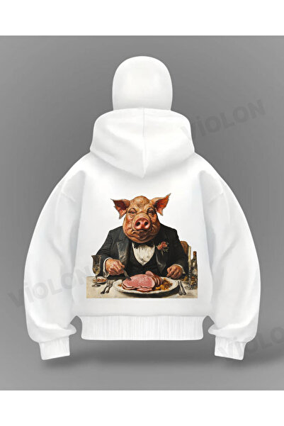 Violon سترة كبيرة الحجم من نوع Prof PIG Detail كاملة التغطية