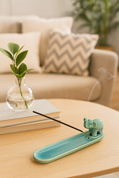 Layla Copper Seramik Tütsülük Filli Tütsülük Seramik Çubuk Tütsülük