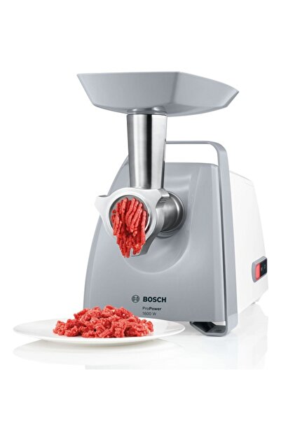 Bosch Meat grinder, plastic, electric, Reverse function, 2.7 kg/min, 1600 W, easy to assemble...