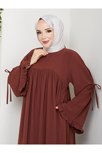 HAYAT FERACE KOLU BİYELİ FERACE\ELBİSE