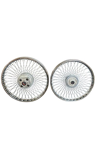 MOTORKİT MK 72 TEL BURGULU JANT TAKIMI ÖN 17 DİSKLİ ARKA 18 KAMPANALI (1.40x17-1.60x18) CG - MH DRİFT -KUBA ÇİTA