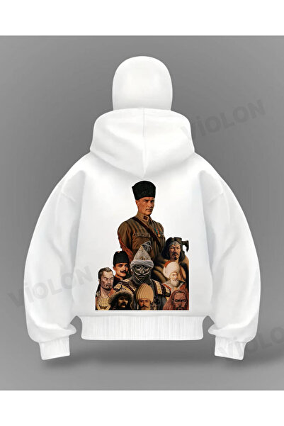 Violon Τουρκική ιστορία Λεπτομερής Πλήρης Μάσκα oversized Ζακέτα