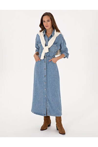 Pierre Cardin Mavi Comfort Fit Jean Elbise 50308538-VR036