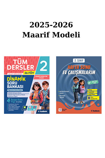 Tudem 2. Sınıf Dinamik Tüm Dersler Soru + Hafta Sonu Ev Çalışmaları 2026 Maar...