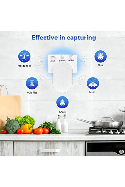 Generic Indoor Fly Trap, Night Lamp Flight Insect Trap, UV Fly Catcher for Moth etc