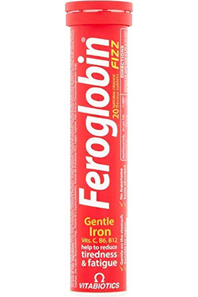 Vitabiotics فيروجلوبين فيز - 20 قرصًا فوّارًا