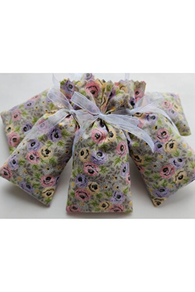 Unbranded/Generic Set 5 Saculeți Parfumați cu Lavandin - Model Bujori Veseli