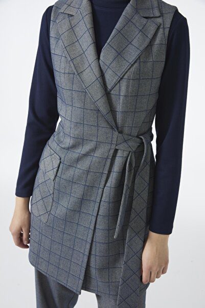 Zühre طقم ثلاثي منقوش بنمط النيلي TK-1050