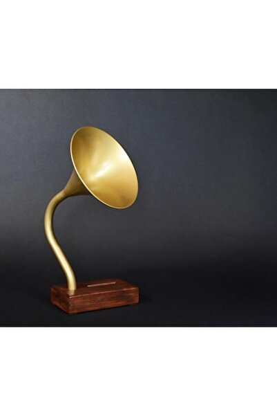 OEM Gramofon, amplificator acustic pentru smartphone, auriu, 350mmx150mmx90mm