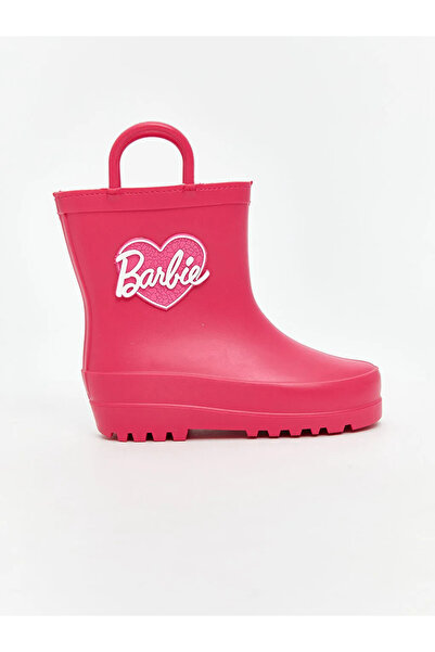 LC Waikiki Μπότες βροχής για κοριτσάκια με στάμπα Barbie Lcw BLG Boutique Fuchsia