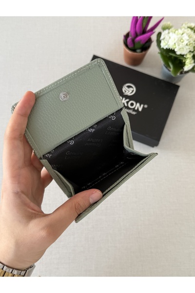 DERKON Genuine Leather Juno Model Women's Wallet in a Size That Will Fit in Any Bag