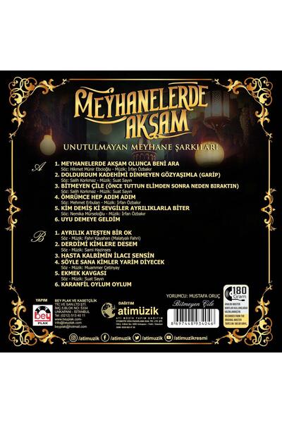 Bey Plak Meyhanelerde Akşam - Mustafa Oruç (Plak)