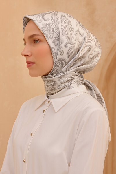 Belli Φουλάρι Tivil Pure Silk 4207 - 86 Μοτίβο λουλουδιών με πέτρες