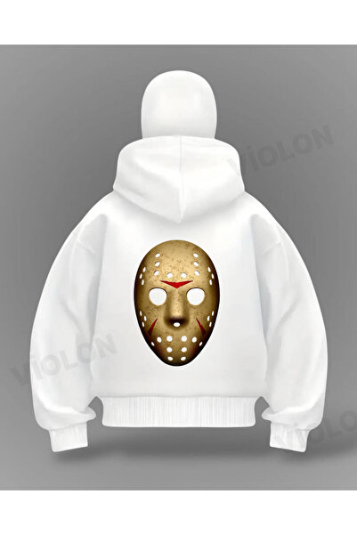 Violon قناع الشيطان الكامل مع تفاصيل دقيقة وسترة كبيرة الحجم