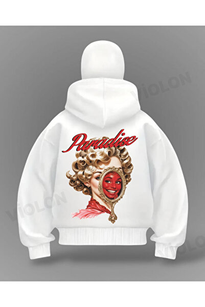 Bravebell كارديجان كبير الحجم بتفاصيل فتاة جميلة وقناع كامل