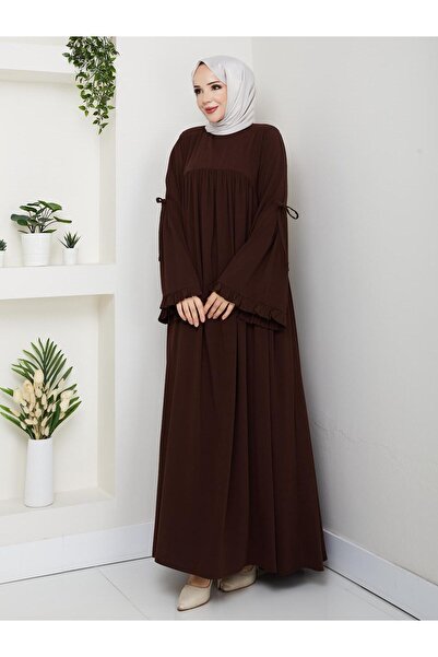 HAYAT FERACE KOLU BİYELİ FERACE\ELBİSE