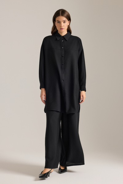 Aker Beli Lastikli Viscon Pantolon Etek