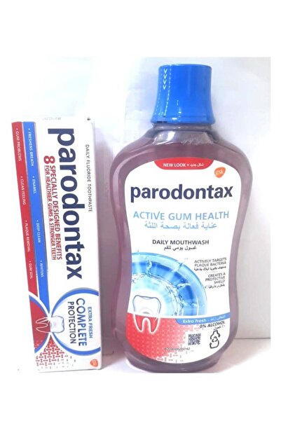 Parodontax Extra Fresh Toothpaste, Complete Protection and Fresh Breath with Mouthwash, Effective Ca