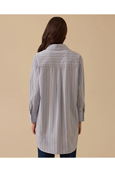 SCL Striped Beaded Detailed Shirt