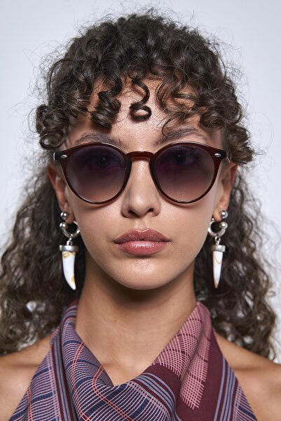 Bilge Karga Avelon Brown Green Gradient Sunglasses