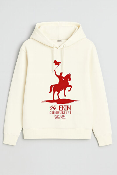 MODA 29 أكتوبر، يوم الجمهورية، هوديي مطبوع عليه صورة أتاتورك، سترة رياضية للأ...