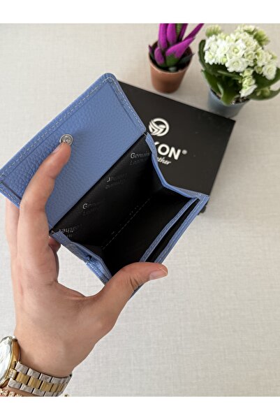 DERKON Portofel de damă model Juno din piele naturală, care se potrivește în orice geantă