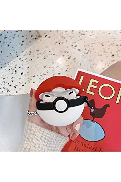 kılıfbenim Airpods Pro 3. Nesil Uyumlu Pokeball Figürlü Tasarım Karakter Sili...