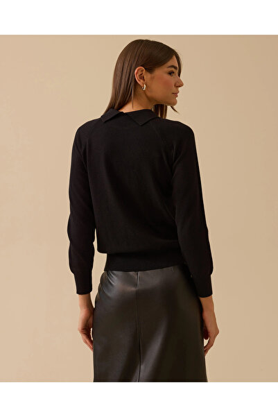 SEÇİL Блузка з трикотажу з деталями з бісеру на талії