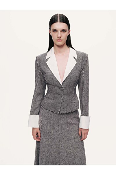 Nocturne Dikiş Detaylı Ceket