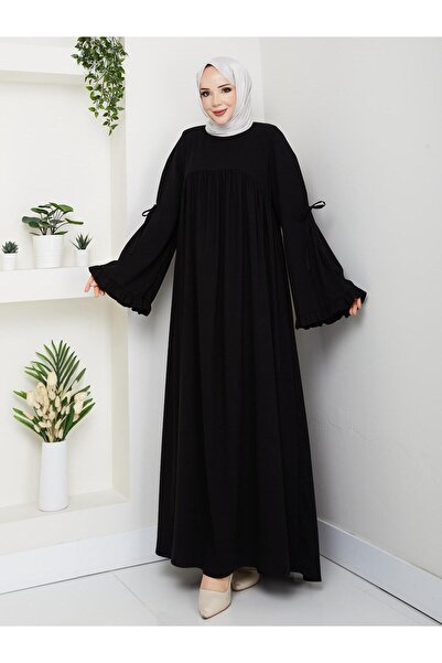 HAYAT FERACE KOLU BİYELİ FERACE\ELBİSE