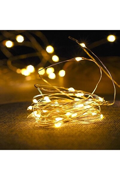 Bibilel Lumini de Crăciun cu baterii, tip liniar, 2 moduri de iluminare, sârm...