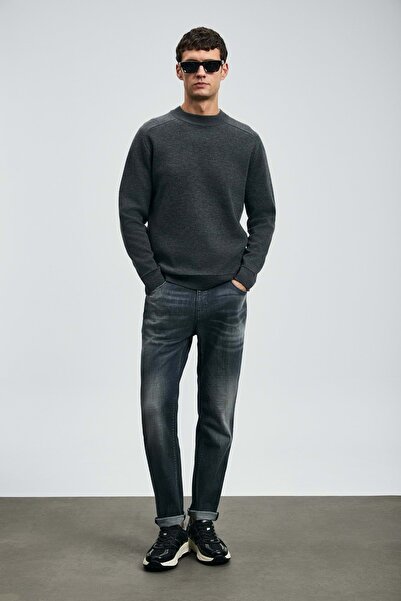 Lufian 112200265 Hegel Sports Jean Men's Trousers Slim Fit Men's Jeans Gray