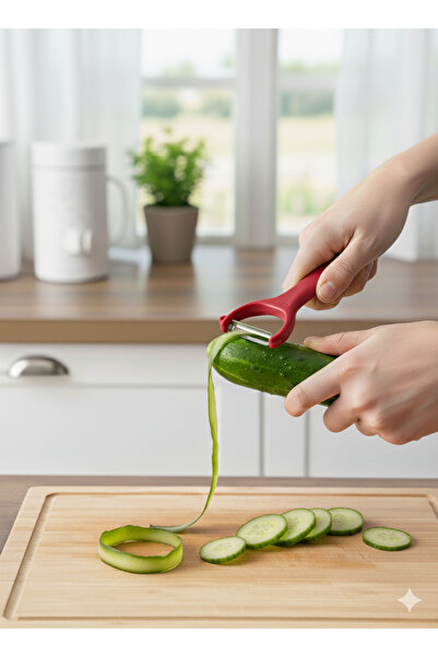 WareHause0 Çok Amaçlı Jülyen Soyucu Meyve Sebze Soyacak Salatalık Kabak Havuç...