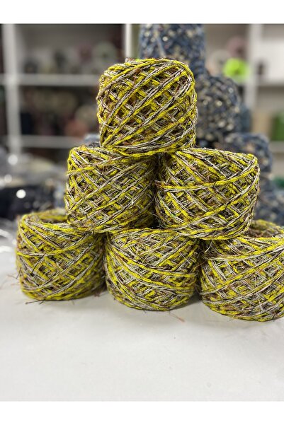 göçer Ață de tricotat pentru genți și lucrări de mână, design galben și crin,...